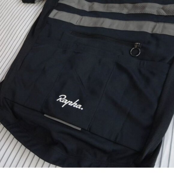 Rapha Lightweight Brevet Short Sleeve Silver stripe Mens Small Women Medium - Picture 8 of 9